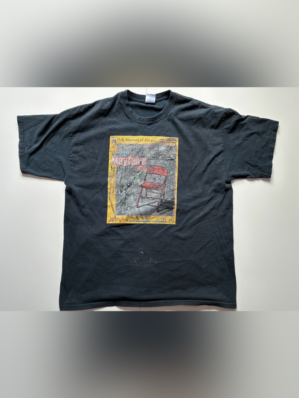 2008 Polk Muesum of Art Graphic T-Shirt - Size XL